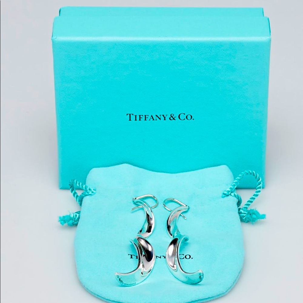 Tiffany and co. Limited Frank Gehry orchid earring sterling silver